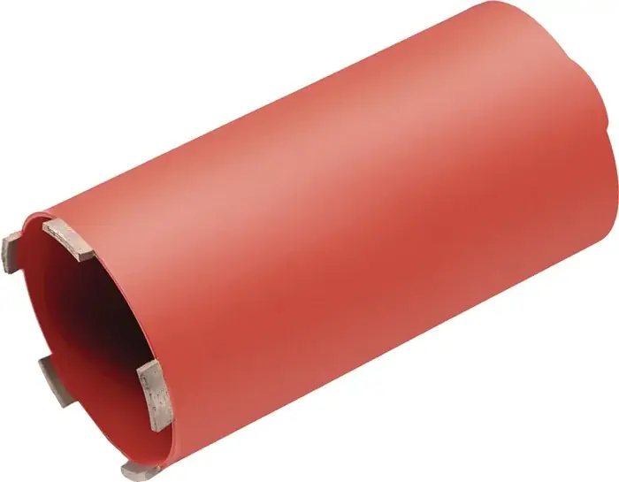 Günstig Diamantbohrkrone D.132mm L.165mm 1-tlg.Sgmt-Anz.5 1/2 Zoll TECWERK