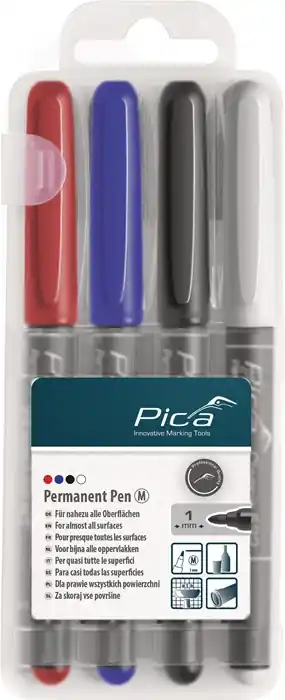 Top-Seller Permanentmarker-Set Pica Classic sortiert Strich-B.1mm Rond Tip M PICA