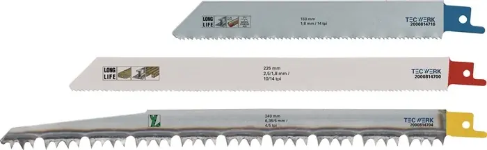 Sonderaktion Säbelsägeblattset Univ.3-tlg.TECWERK