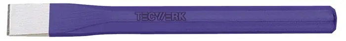 Fliesenmeißel fl.Schaft-Q.8mm 10mm 100mm CV-Stahl TECWERK Top-Seller