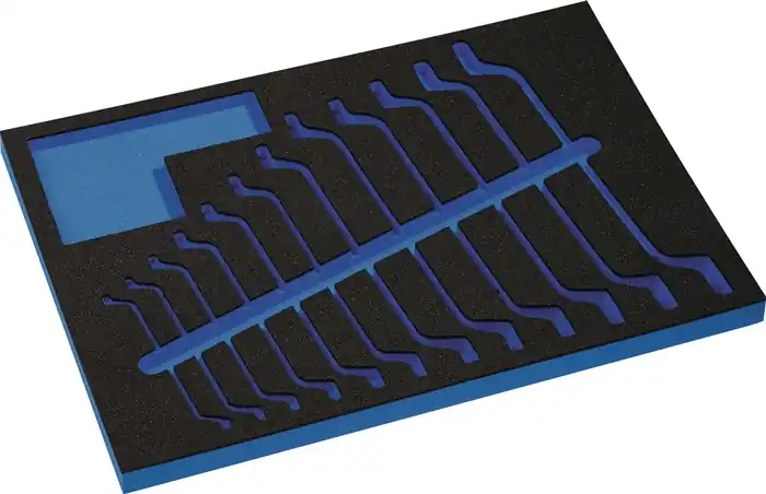 Neu Werkzeugmodul Leereinlage 3/3-Modul 2000 871 233 12-tlg.TECWERK
