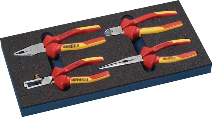Top-Preis Werkzeugmodul 4-tlg.1/3-Modul VDE-Zangensatz TECWERK