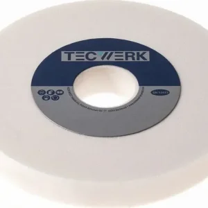Jetzt Kaufen Schleifbockscheibe Ø150xB20x32mm 80 Form A Edelkorund weiß TECWERK