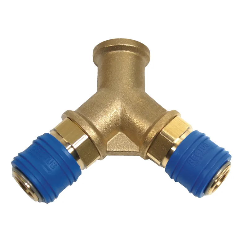 AEROTEC Verteiler mit 2 Kupplungen BL 3/8 Zoll IG lose Saisonangebot