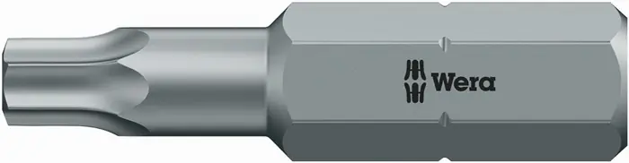 Zertifiziert Bit 867/2 Z DIN3126-D8/ISO1173 Torx TX25 D.5,8mm L.35mm CV-Molybdän zähhart Wera