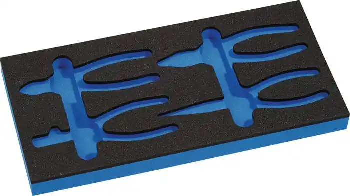 Werkzeugmodul Leereinlage 1/3-Modul 4000 871 293,4-tlg.KNIPEX Wochenendangebot