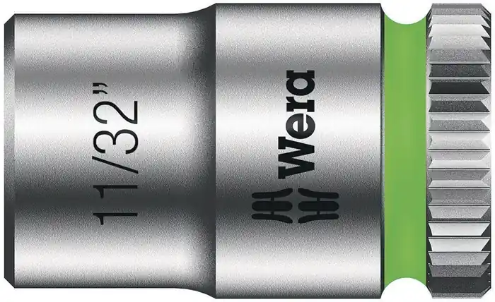 Abverkauf Steckschlüsseleinsatz 8790 HMA Außen-6-kant SW11/32Zoll L.23mm Vierkant1/4Zoll