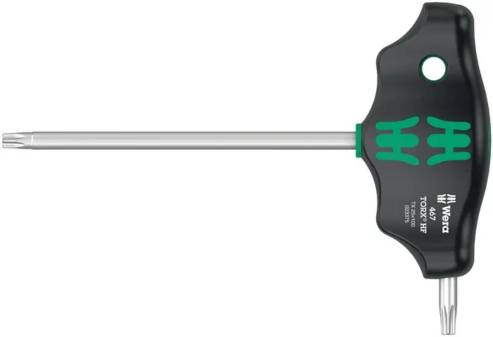 Abverkauf Schraubendreher 467 TORX® HF TX 25 Klingenlänge 100mm Quergriff Wera