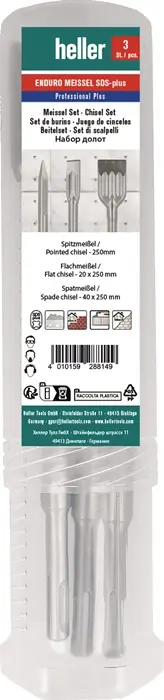 Günstig Bohrhammermeißelsatz 1218 Enduro SDS-plus 3 Spitz-,Flach-,Spatmeißel