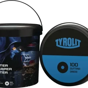 Super-Preis Trennscheibe PREMIUM D125x1mm ger.Bohr.22,23mm Eimer TYROLIT VE: 100 Stück