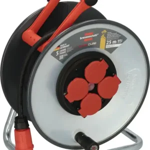 Kabeltrommel SC 2200 25m H07RN-F 3x2,5mm² 290mm 4 Stahlbl.isol.IP44 BRENNENSTUHL Solange Der Vorrat Reicht