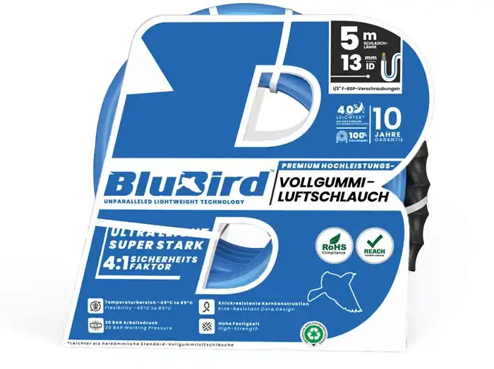 Top-Preis Werkstattschlauchset BluBird ID 13mm AD 20mm L.5m Schnellver.Kup.