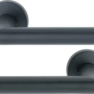Neue Kollektion Drückergrt.Ams.1400/42VR Alu.F9714M rd.o.DIN li.o.D/D HOPPE