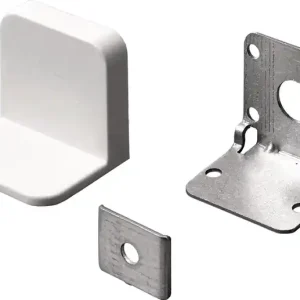 Angebot Schranksicherung Stahl/Kunststoff verzinkt/weiß 2 St./Polybeutel HETTICH