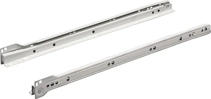 Rabatt Rollenführung STA pulverbeschichtet,weiß L.250mm