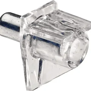 Bodenträger Safety Stahl/Kunststoff transp.4mm 20 St./Blisterbox HETTICH Markenprodukt