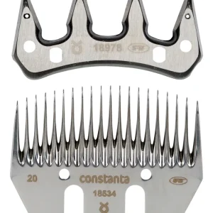 Markenprodukt Kerbl Schermesser-Set Alpaka, 20/4 Zähne