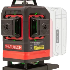 Billig FUTECH Kreuzlinienlaser Multicross 4D 18V Max Electronic Set