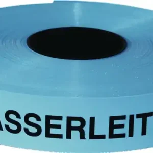 Trassenwarnband Achtung Trinkwasserleitung B.40mm L.250m blau KELMAPLAST Begrenztes Angebot