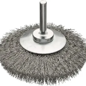 Abverkauf Rundbürste KB Schaft 6mm Drahtstärke 0,30mm Stahldraht STA 20mm VE: 10 Stück