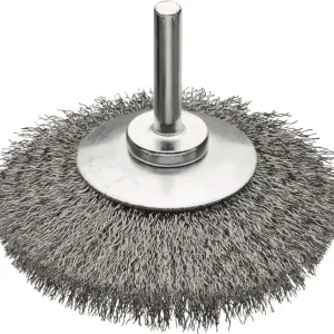 Rundbürste KB Schaft 6mm Drahtstärke 0,30mm Stahldraht STA 10-14mm VE: 10 Stück Beliebt
