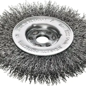 Rundbürste RBE Bohr.12mm Drahtstärke 0,30mm Stahldraht STA 32,5mm VE: 5 Stück Sonderaktion