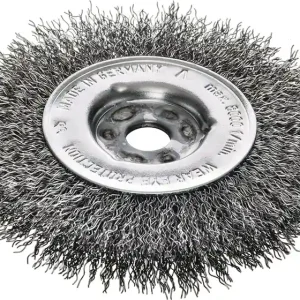 Rundbürste RBE Bohr.16mm Drahtstärke 0,30mm Stahldraht STA 31,5mm VE: 5 Stück Schneller Versand