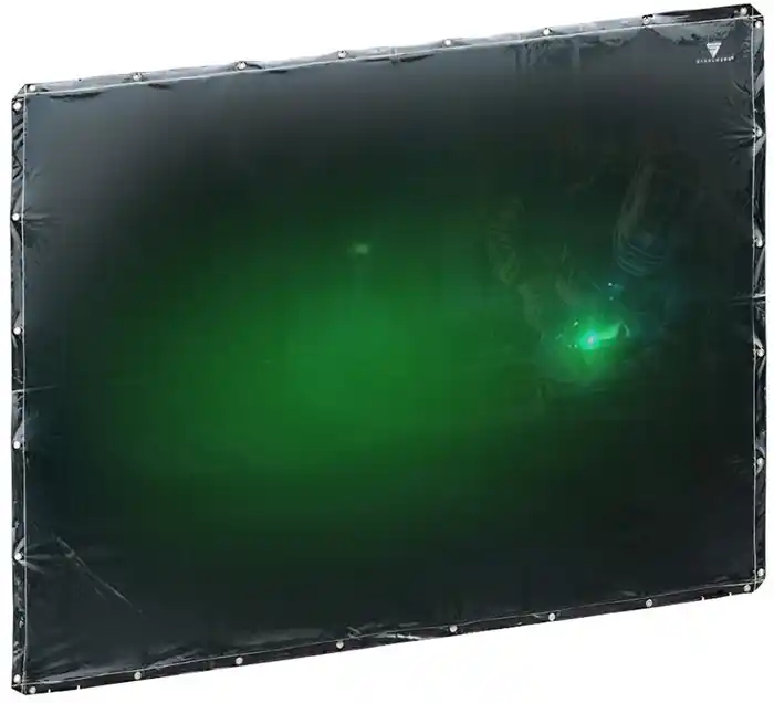 Schweißschutzvorhang 240x180cm Schwarz STAHLWERK Saisonangebot