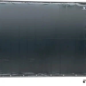Bestpreis Schweißerschutzwand 2,4x1,8m Schwarz STAHLWERK