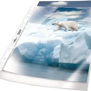 Begrenztes Angebot Prospekthülle PREMIUM B240xH15mm genarbt f.Format A4 DURABLE