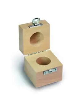 Etui für Prüfgewicht F 2 bis M 3 - Einzelgewicht à 200 g - Holz Begrenztes Angebot