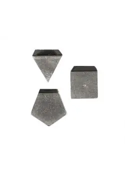 Garantierte Lieferung Prüfgewicht E 2 - 1 mg bis 500 mg - Plättchenform - Aluminium oder Neusilber