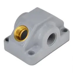 Druckluftverteiler VDK 21-G - Kunststoff/Messing - 4 x G 1/2" Durchgangsverteiler - max. 15 bar Super-Preis