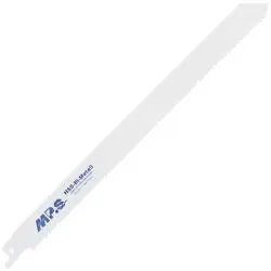 Säbelsägeblätter - für Metall - Winkelgenau - Länge 230/250 mm - Zahnteilung 3,2 mm - Stärke 1,57 mm - Höhe 19 mm - Bimetall - 2 Stück Online Kaufen