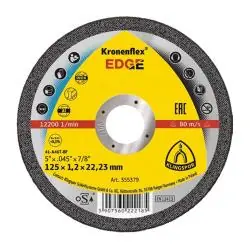 Die Kronenflex® Top Performer - EDGE-Trennscheibe - Maße 125 x 1,2 x 22,23 mm - VE 25 Stück - Preis per VE Expressversand