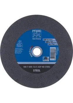 Trennscheibe - PFERD - HEAVY DUTY - SGP HD STEEL - gerade Ausführung T - 100 M/S - Außen-Ø 600 mm - Bohrungs-Ø 60,0 mm - Breite 7,6 mm - VE 5 Stück - Preis per VE Jetzt Kaufen