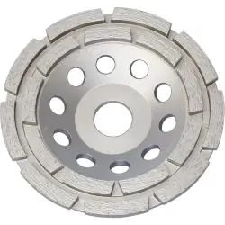 Sichere Zahlung Diamantscheibe - 125 mm - zweireihig - Aufnahmebohrung 22,2 mm - Preis per Stück