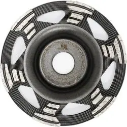 Top-Preis Diamantscheibe - geschmiedet - Durchmesser 125 mm - mit 6 Spezialsegmente