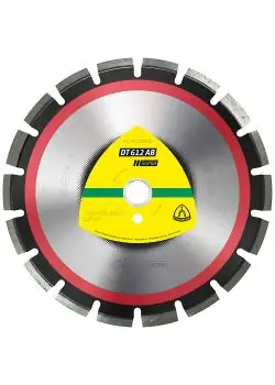Zertifiziert Diamanttrennscheibe DT 612 AB - Durchmesser 300 bis 500 mm - Bohrung 20 bis 25,4 mm - lasergeschweißt