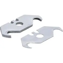 Hakenklingensatz - Material Carbon-Stahl (SK5) - Stärke 0,6 mm - 5-teilig Markenprodukt
