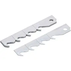 Abbrech-Hakenklingensatz - Material Carbon-Stahl (SK5) - Stärke 0,6 mm - 5-teilig Neu