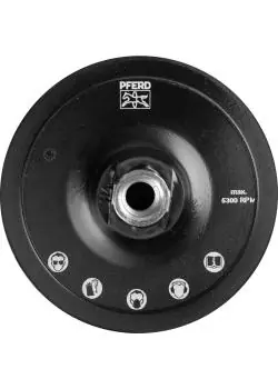 PFERD POLIVLIES-Klettrondenhalter PVKRH mit Zentrierzapfen - Außen-ø 115 bis 180 mm - Gewinde M14 Heißes Angebot