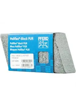 Bestpreis Poliflex-Blöcke PUR - PFERD Poliflex® - Länge 115 mm - Breite 60 mm - Höhe 30 mm - Korngröße 60 bis 240 - VE 5 Stück - Preis per VE