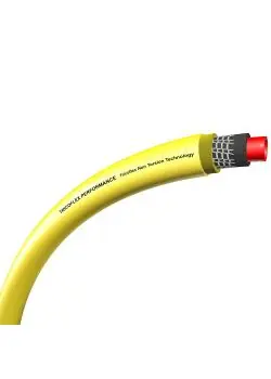 Zertifiziert PVC-Wasserschlauch Tricoflex® Performance - Innen-Ø 12,5 bis 25 mm - Außen-Ø 18,2 bis 32,4 mm - Länge 25 bis 50 m - Farbe gelb - Preis per Rolle