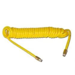 Günstig Spiralschlauch "supercoil" - gelb - Innen-Ø 5 bis 13 mm - AG 1/4" bis 1/2" - Länge 3 bis 9 m - Preis per Stück