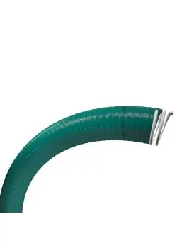 PVC-Spiralschlauch Spirabel® MDSF AL - Innen-Ø 40 bis 151 mm - Außen-Ø 48,6 bis 170 mm - Länge 20 bis 30 m - Farbe grün - Preis per Rolle Saisonangebot