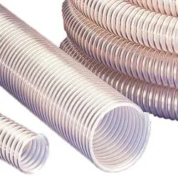 AIRDUC® PUR 356 FOOD REINFORCED - PU-Saug- und Förderschlauch - verstärkt - Innen-Ø 50 bis 152 mm - Preis per Meter und Rolle Garantierte Lieferung