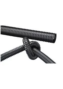 Ausverkauf AIRDUC® PUR 350 AS BLACK - antistatischer Polyurethanschlauch - mittelschwer - schwarz - abriebfest - Länge 10 m oder per Meter - Preis per Rolle oder per Meter