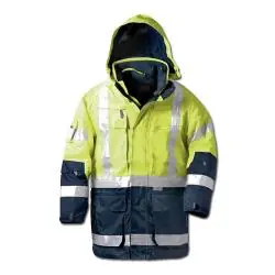Sicherheits Parka - Gr. S-XXXL - EN ISO 20471/343 Kl. 3 - 100% PES - atmungsaktive PU-Beschichtung - wind- u. wasserdicht - Öl- u. schmutzab. - abnehmbare Teile Preiswert