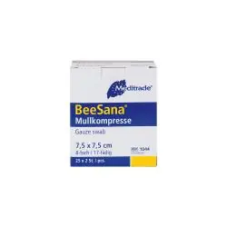 Jetzt Kaufen Mullkompresse - BeeSana® - einfach steril - Größe 7,5 x 7,5 cm - gem. EN 140179